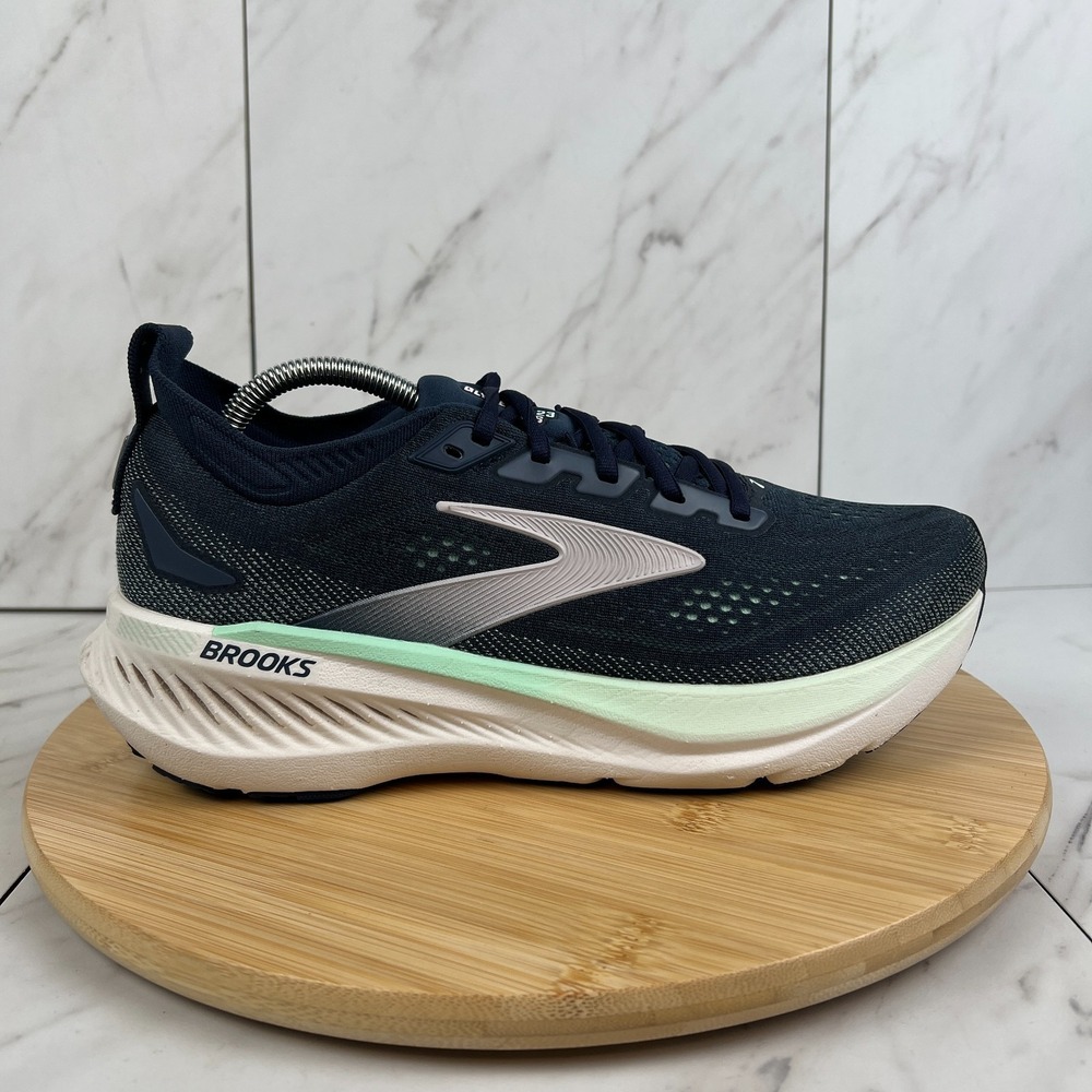 Brooks Glycerin GTS 23 Womens Size 10.5 B Spellbound Yucca Blue Running Shoes